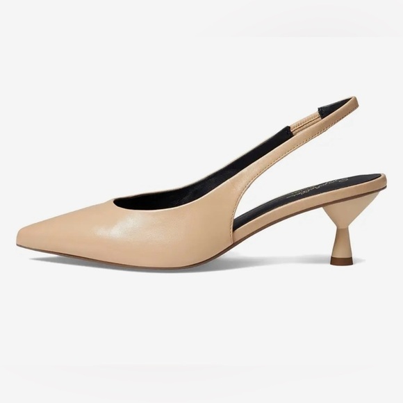 Seychelles Brooklyn heel, color vacchetta leather (beige) size 8, new in box - Picture 2 of 5